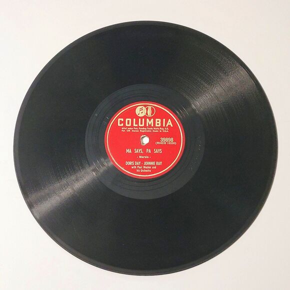 78 Pop DORIS DAY JOHNNIE RAY Ma Says Pa Says / A Full Time Job COLUMBIA 39898 E - Picture 2 of 4